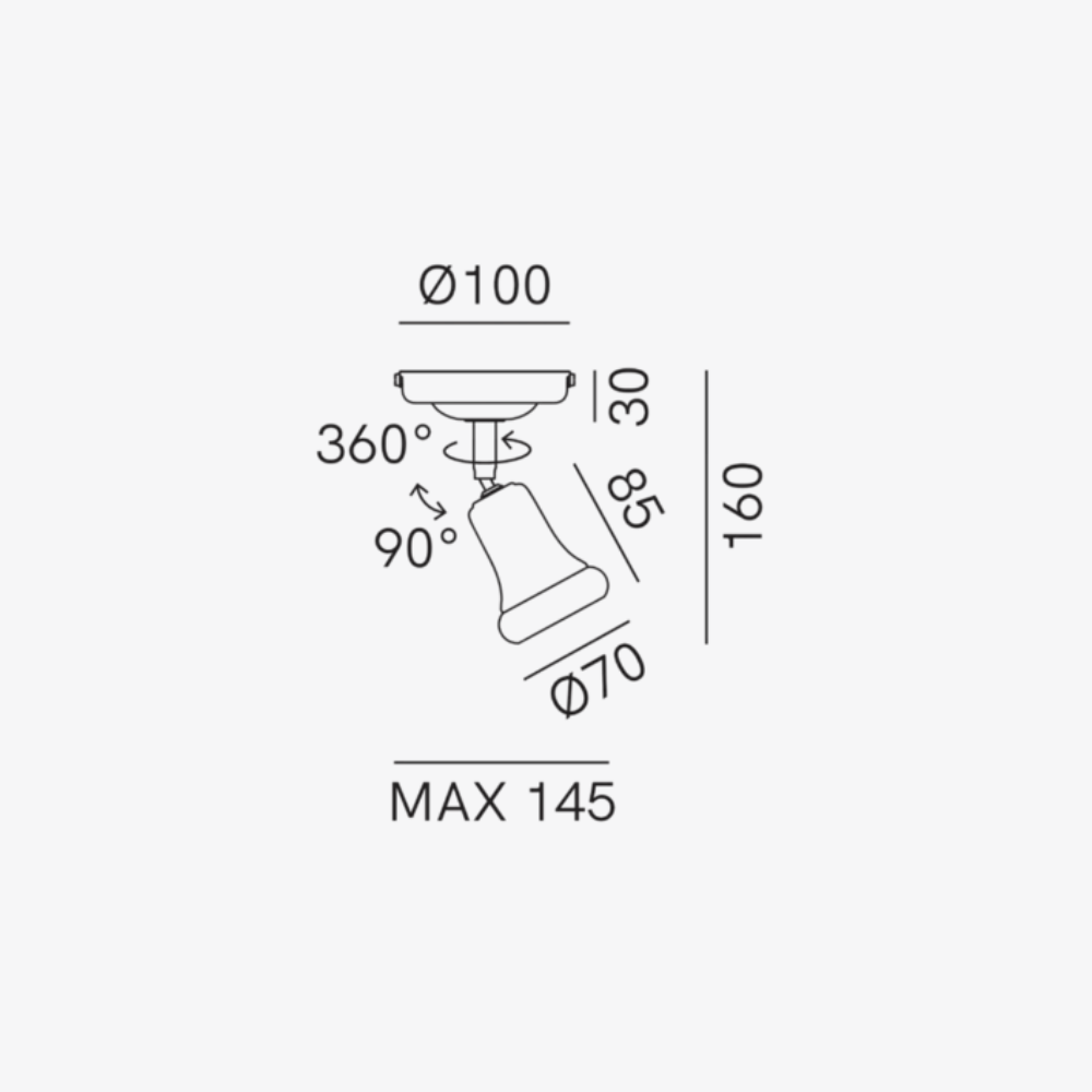 Interior Pendant Mini Ceiling Spotlight