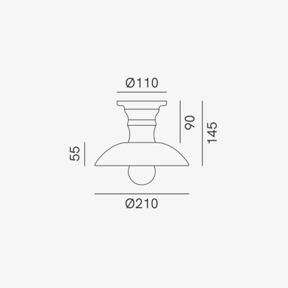 Interior Pendant Mini Ceramic Ceiling Light