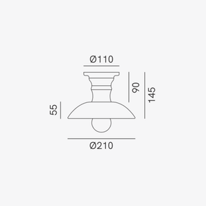 Interior Pendant Mini Ceramic Ceiling Light