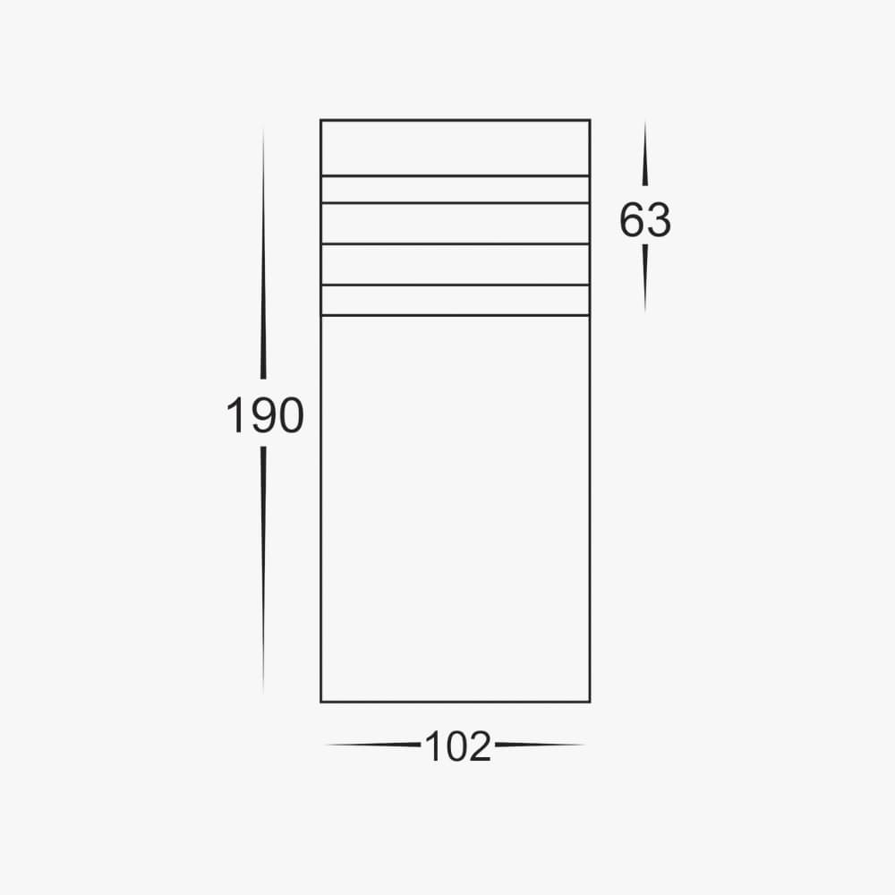 Bollards MINI LOUVRE Bollard - 12V