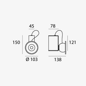 Interior Wall Light / Sconce Minibox Wall Lights