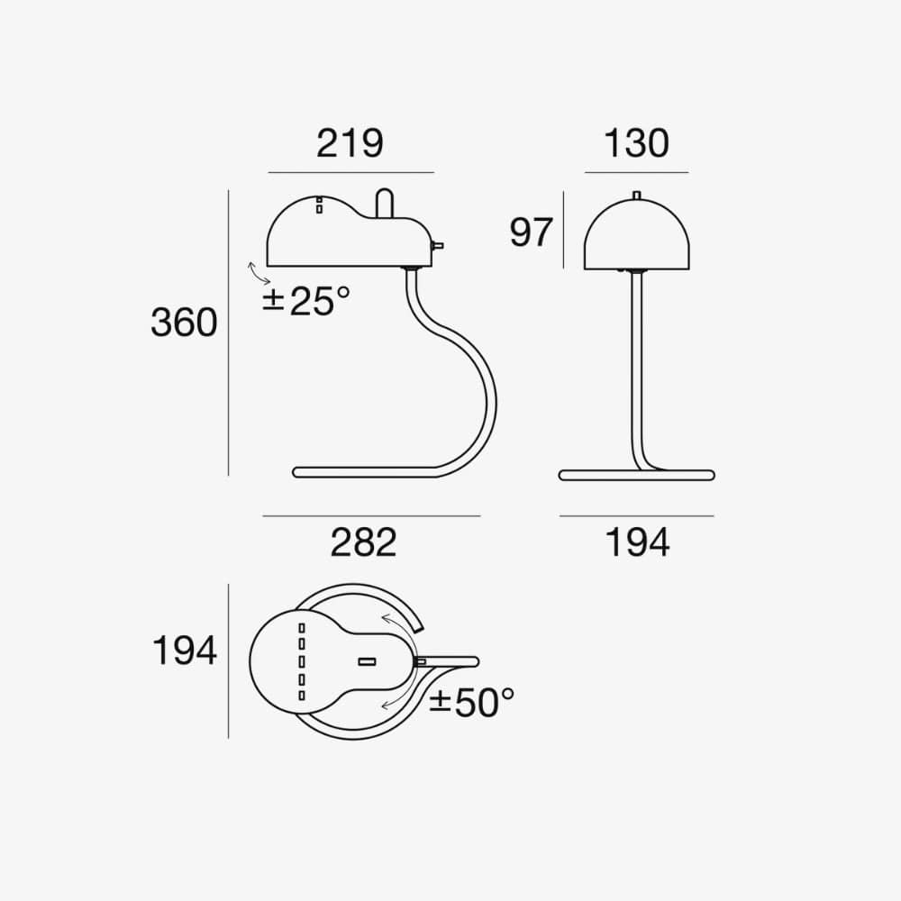 Table Lamps MiniTopo Table Lamp