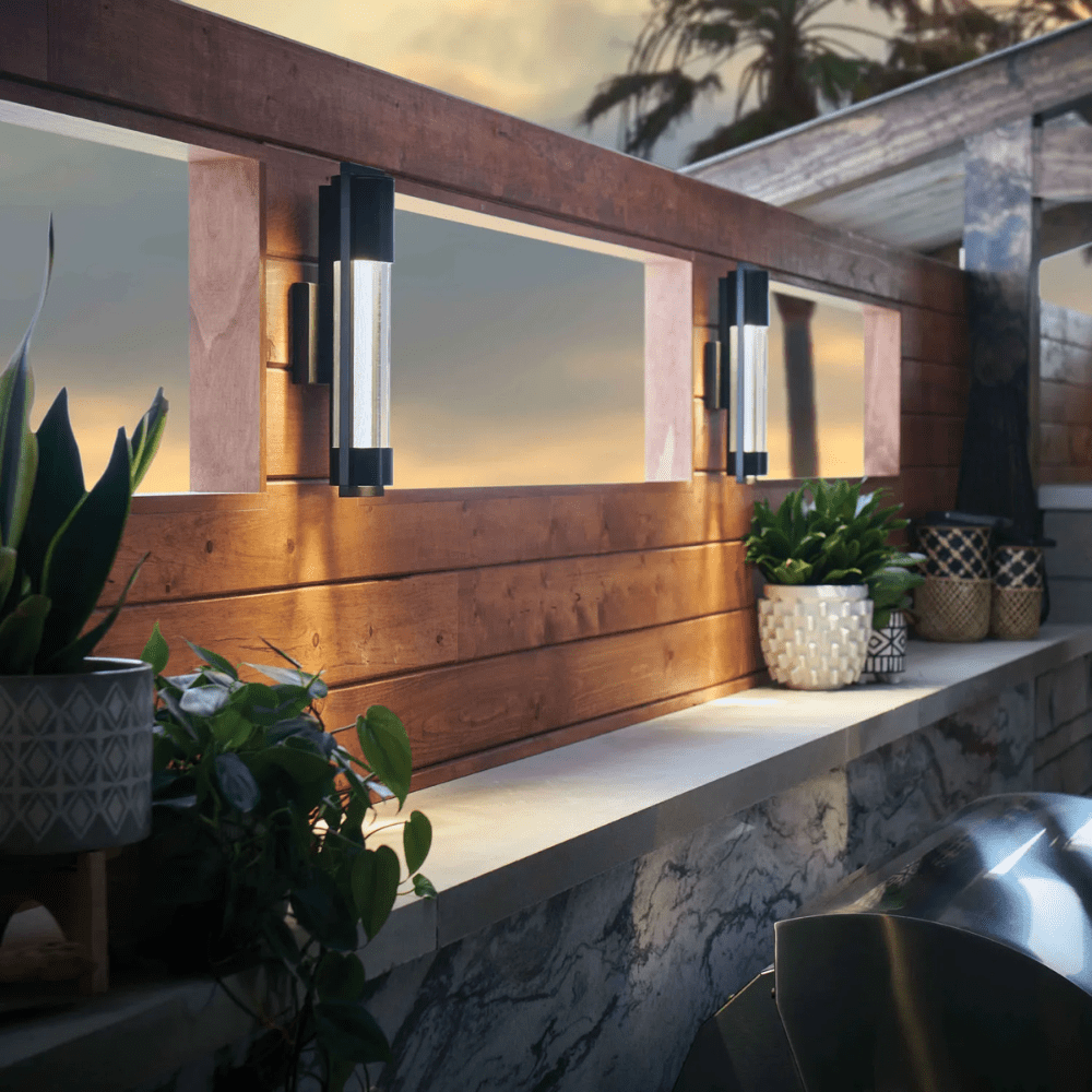 Exterior Wall Light / Mist Small Wall Mount Lantern / Mist Outdoor Lantern