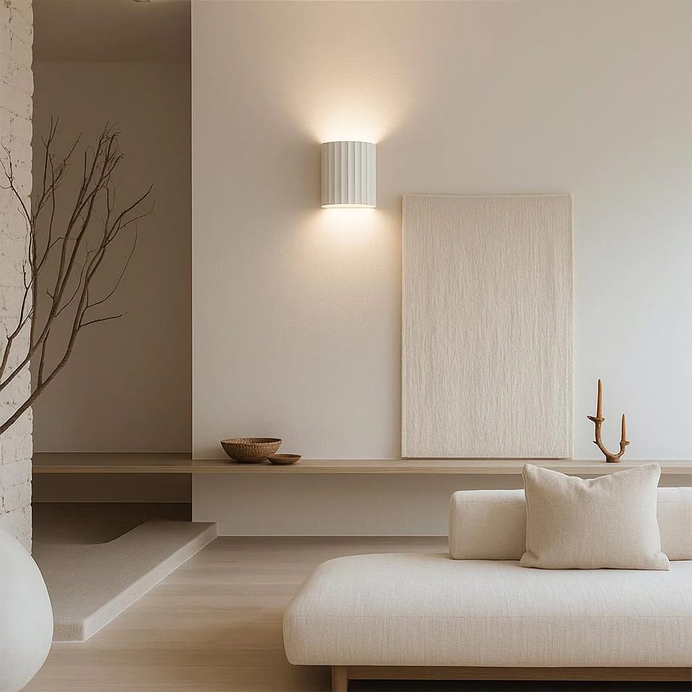 Interior Wall Light / Sconce Molten Plaster Indoor Up/Down Wall Light