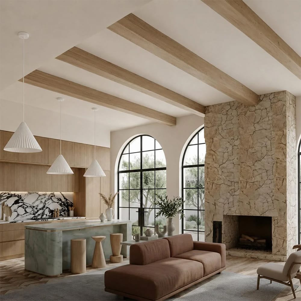 Interior Pendant Molten Plaster Pendant Light