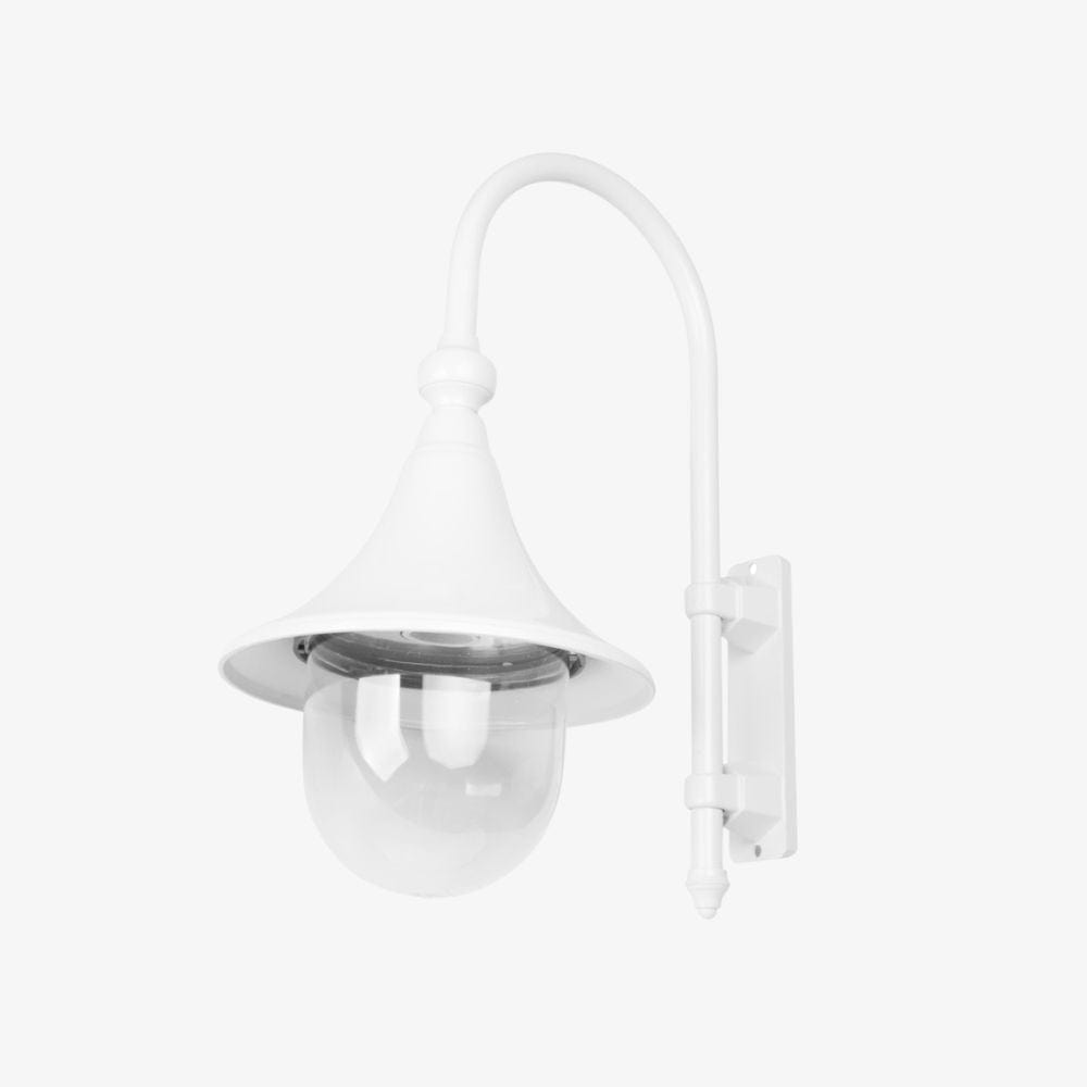 Exterior Wall Light Monaco Curved Arm Downward Post Bracket