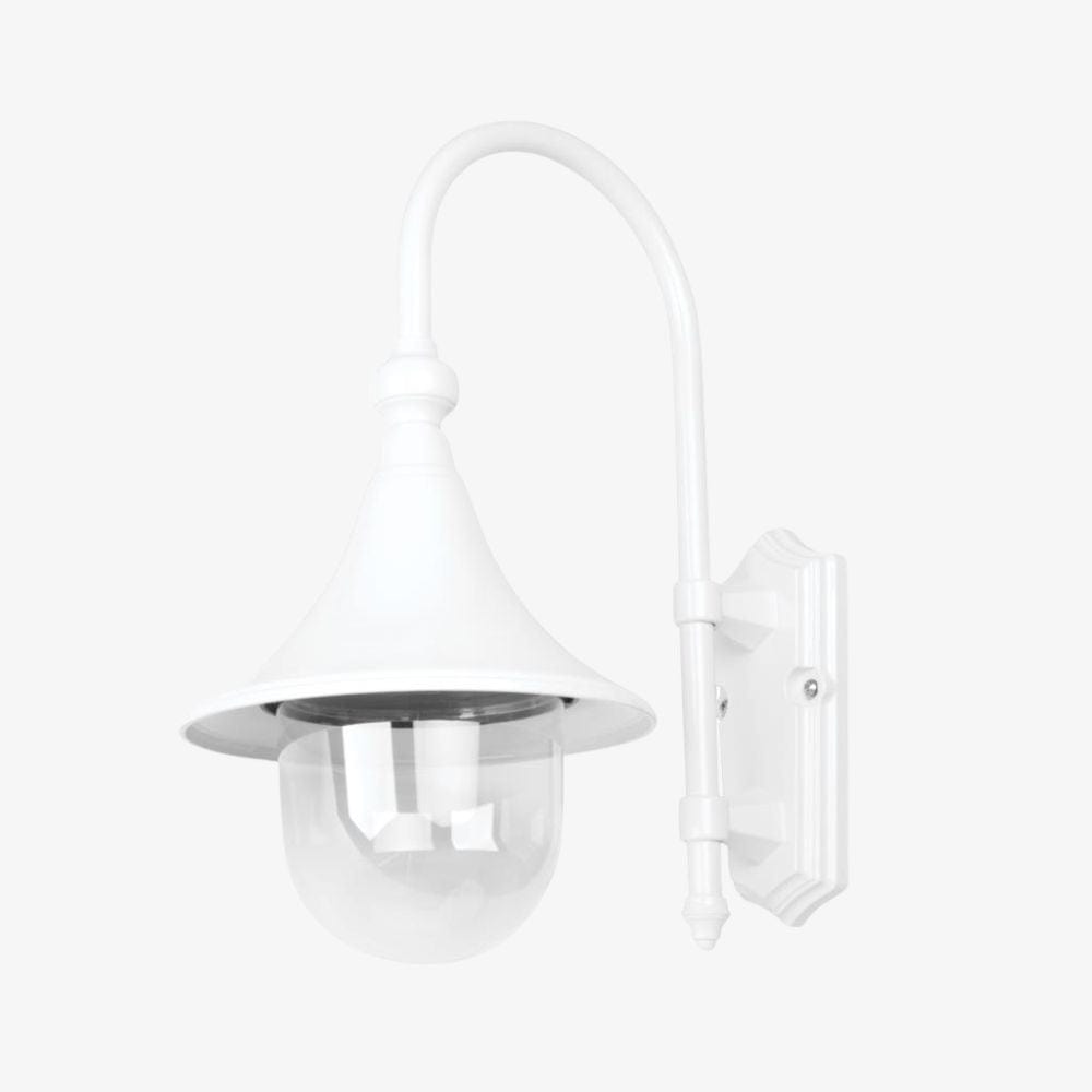 Exterior Wall Light Monaco Curved Arm Downward Wall Light