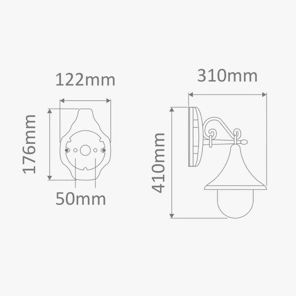 Exterior Wall Light Monaco Hanging Wall Light