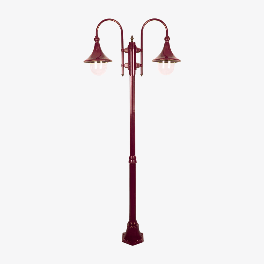 Post Lights Monaco Twin Head Medium Post