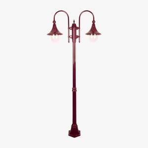 Post Lights Monaco Twin Head Medium Post