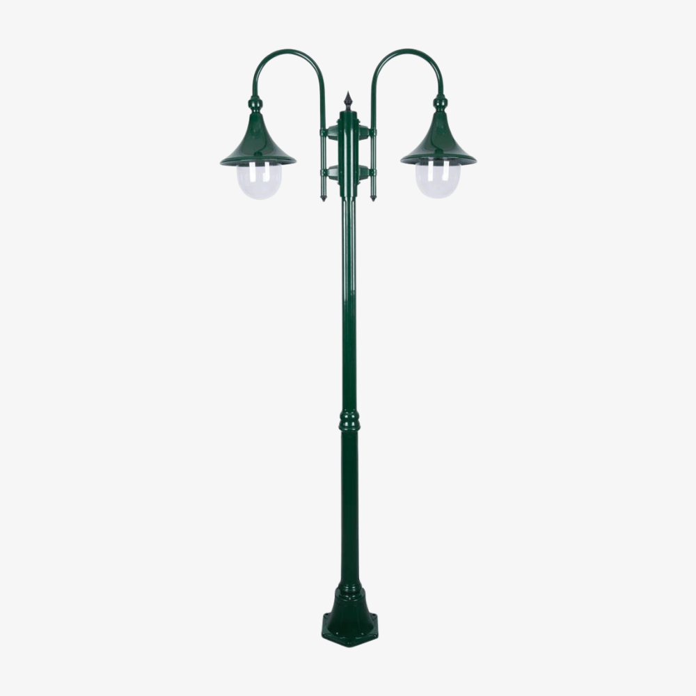 Post Lights Monaco Twin Head Medium Post