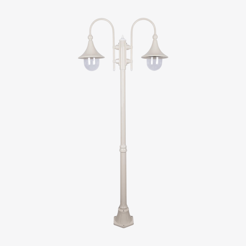 Post Lights Monaco Twin Head Medium Post