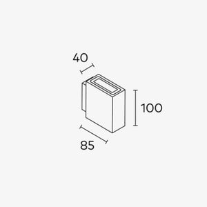 Exterior Wall Light Moonstone Wall Light