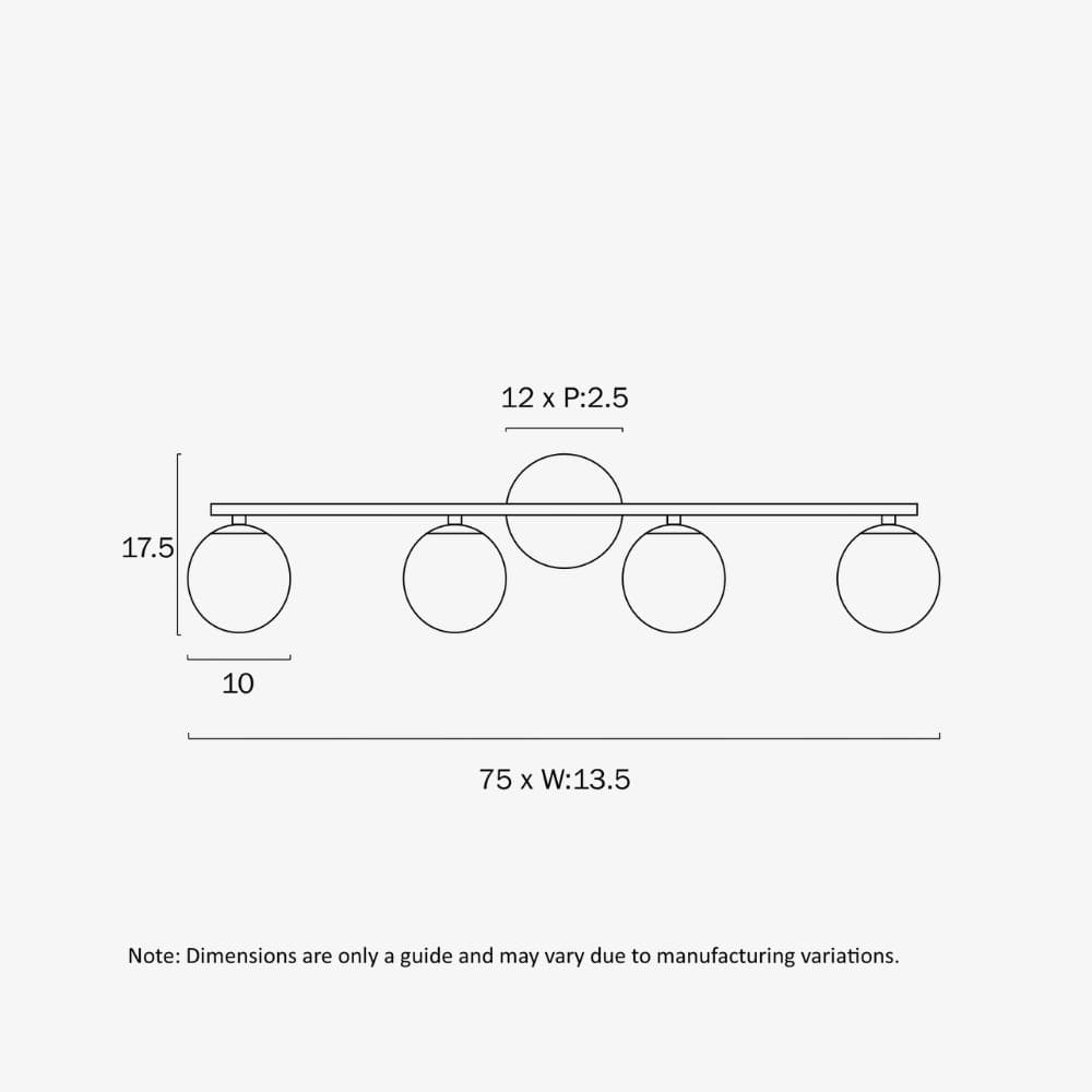 Exterior Wall Light Moran 4-Light Wall Light