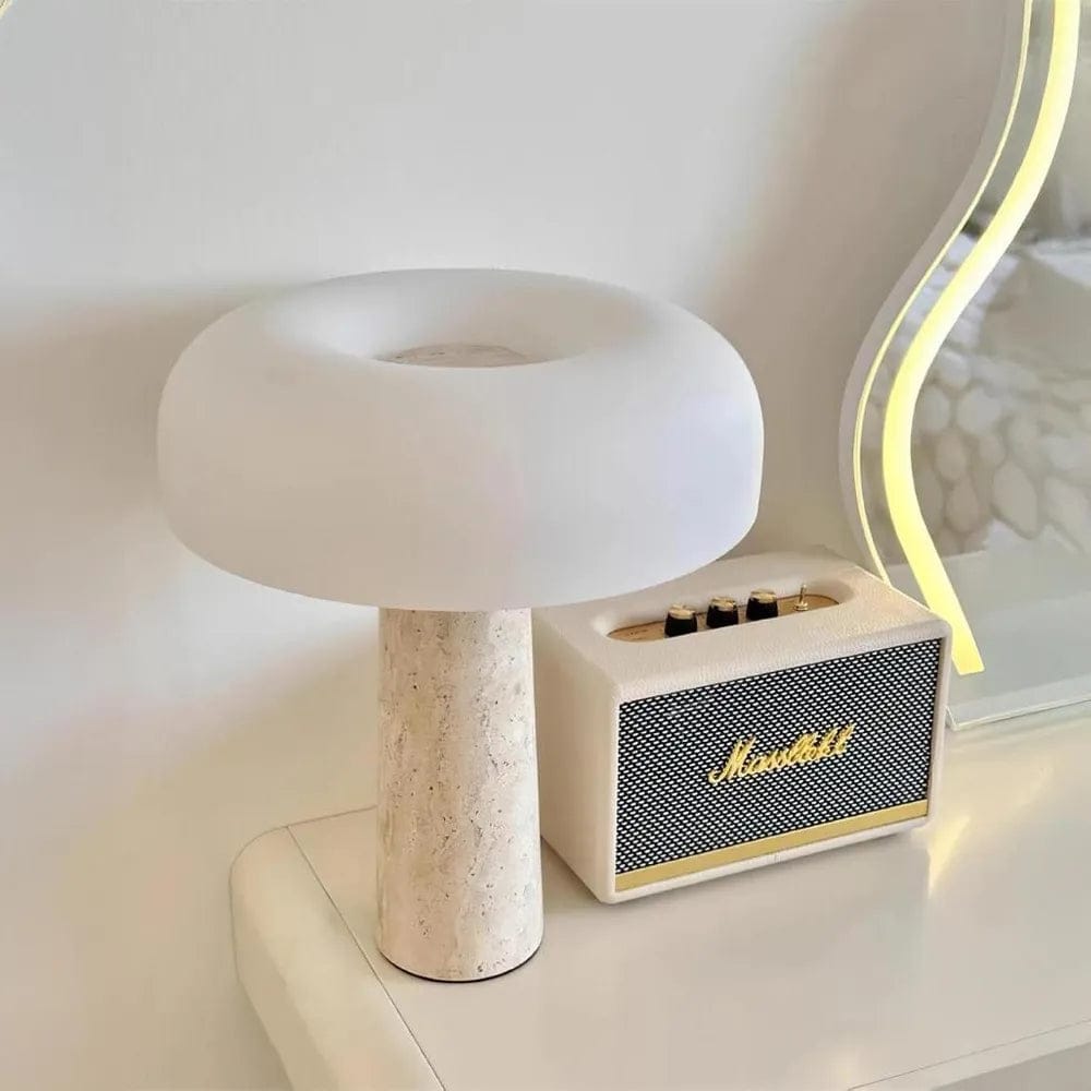Table Lamps Morel Table Lamp Travertine