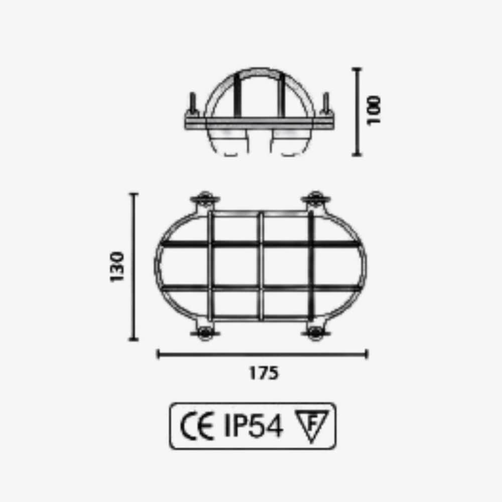 Bunkers Mornington Bunker Wall Light