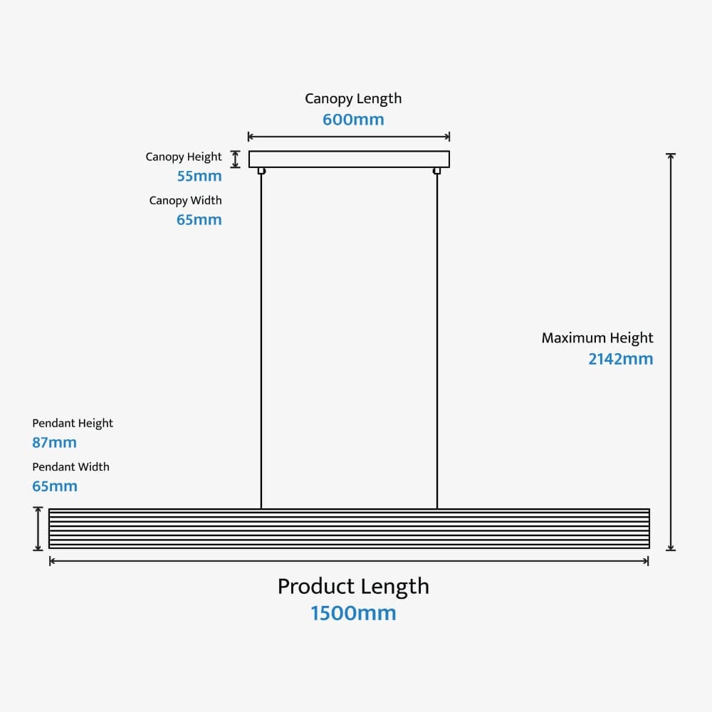 Linear Pendant Munia Linear Pendant