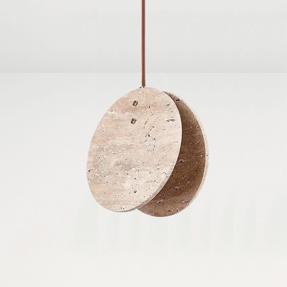 Interior Pendant Nacre Travertine Pendant Light