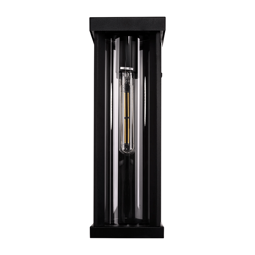 Exterior Wall Light Nalia Galvanised Iron Black Wall Light