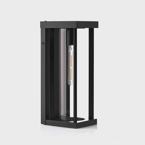 Exterior Wall Light Nalia Galvanised Iron Black Wall Light
