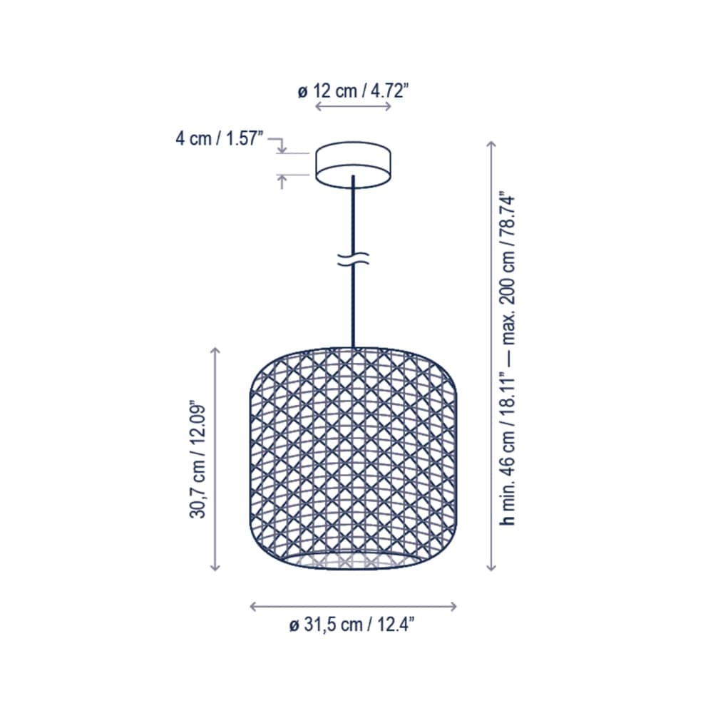 Exterior Pendant Nans S31 Outdoor Pendant