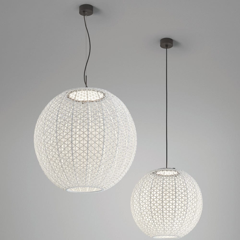 Exterior Pendant Nans Sphere S60 Outdoor Pendant - Beige and Brown