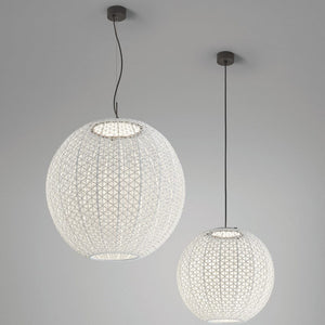 Exterior Pendant Nans Sphere S60 Outdoor Pendant - Beige and Brown