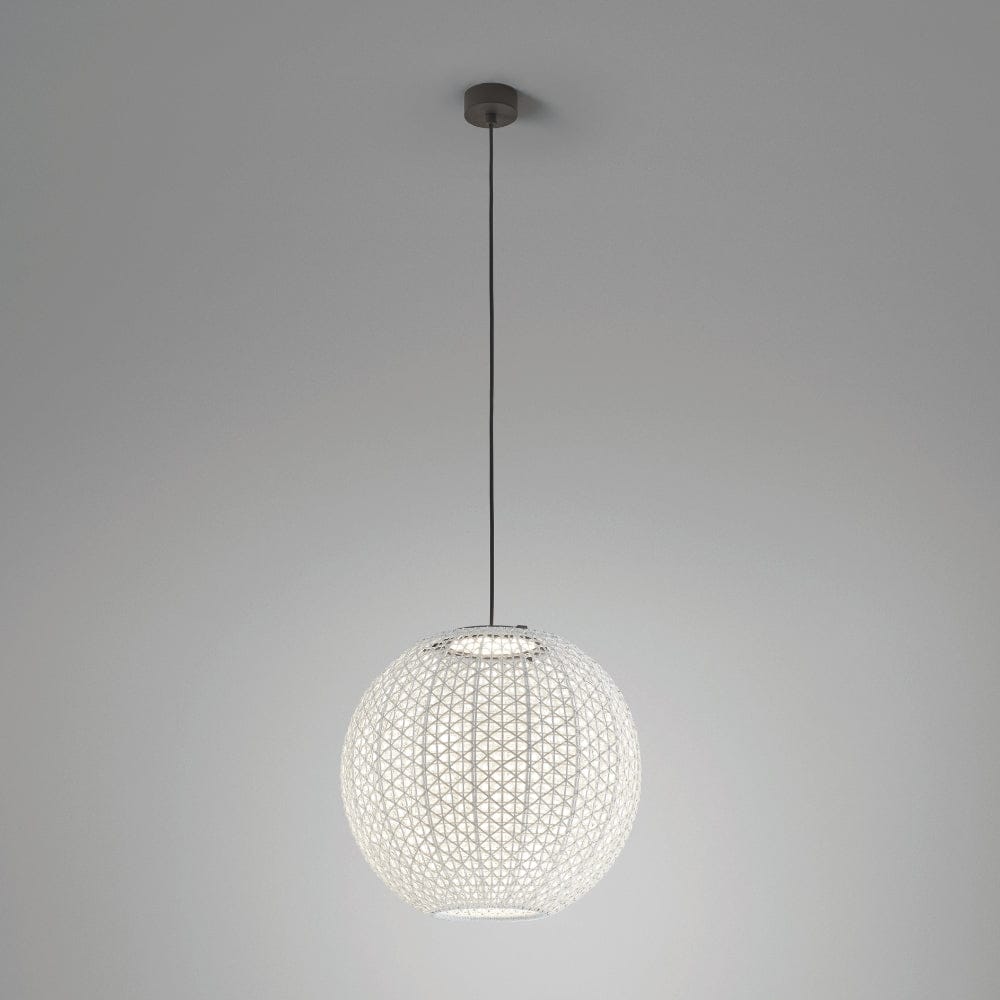 Exterior Pendant Nans Sphere S60 Outdoor Pendant - Beige and Brown