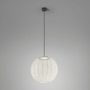 Exterior Pendant Nans Sphere S60 Outdoor Pendant - Beige and Brown