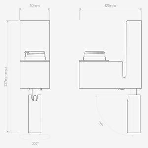 Bedside Wall Lights Napoli Reader LED Wall Light