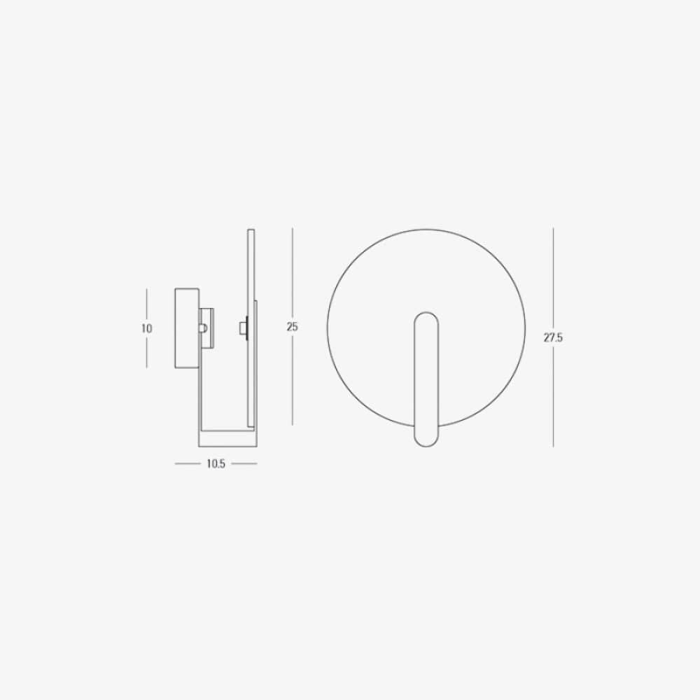 Interior Wall Light / Sconce Naxios Line Accent Wall Light