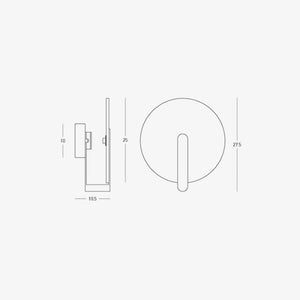 Interior Wall Light / Sconce Naxios Line Accent Wall Light