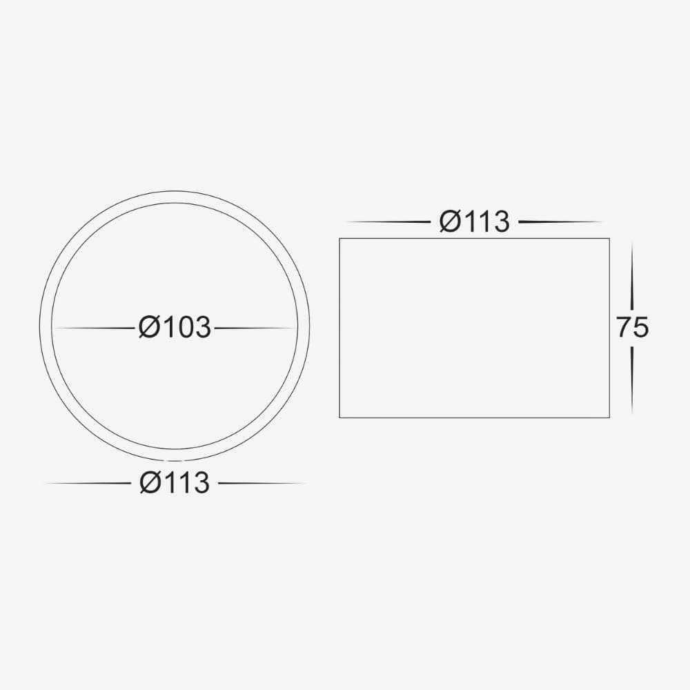 Surface Mounted Nella Surface Mounted Downlight