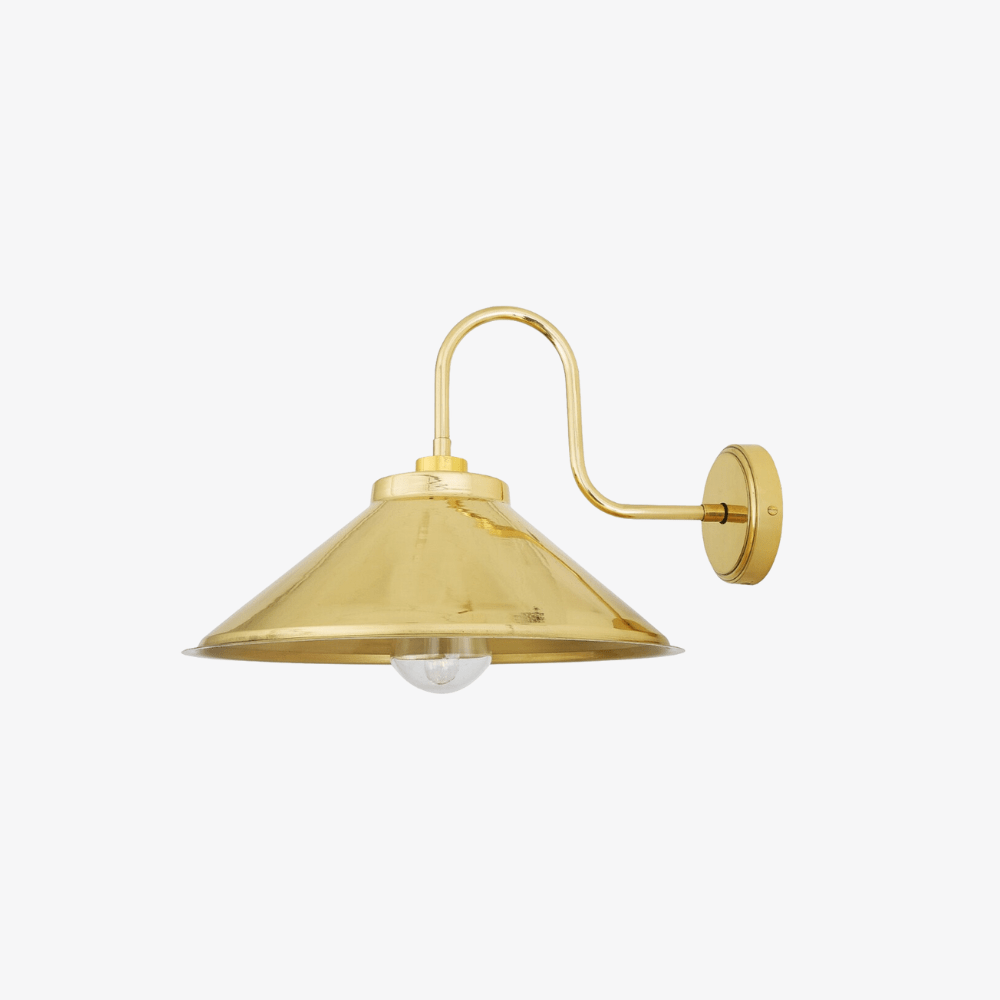 Exterior Wall Light Nerissa Swan Neck Wall Light