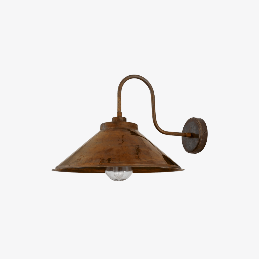 Exterior Wall Light Nerissa Swan Neck Wall Light