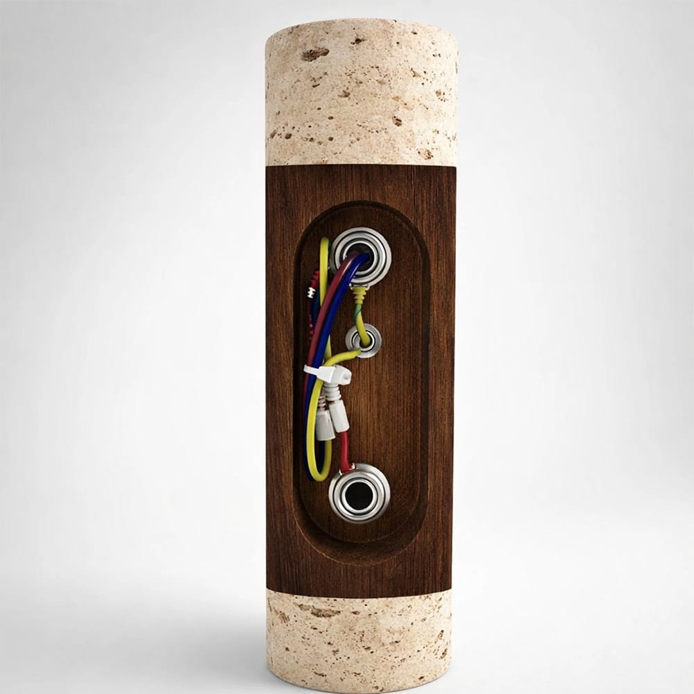 Interior Wall Light / Sconce Nest Natural Stone Fixed Down Wall Light Round