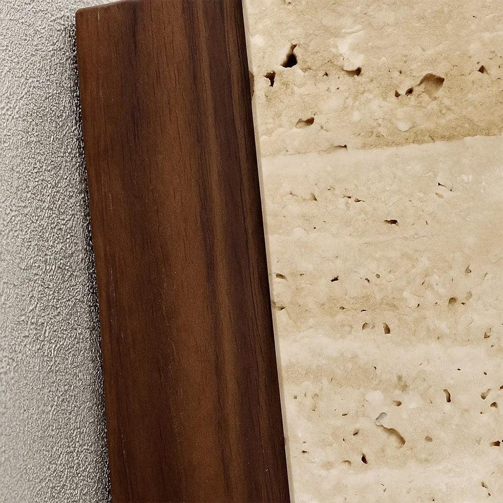 Interior Wall Light / Sconce Nest Natural Stone Fixed Down Wall Light Square