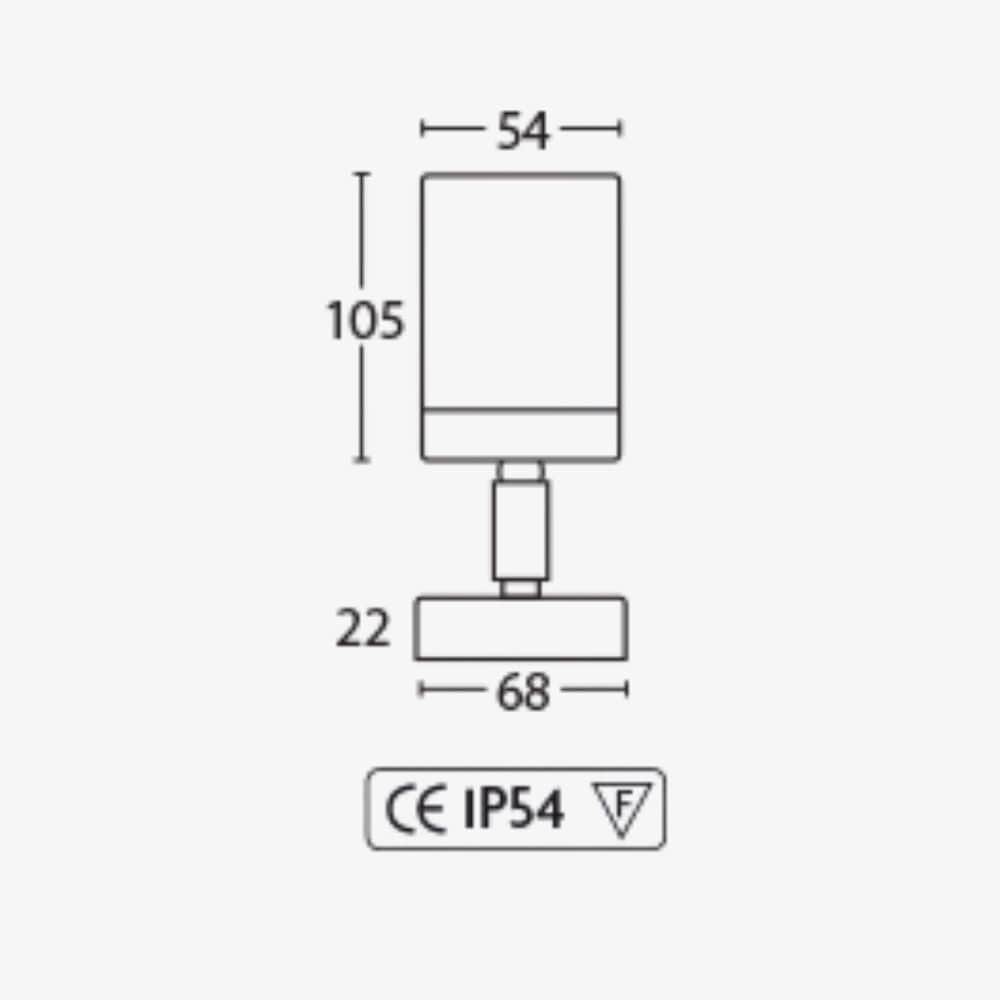 Exterior Wall Light Newport 2 Downlight- Adjustable