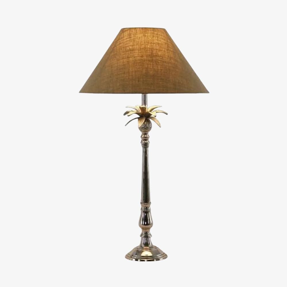 Table Lamps Nickel Pineapple Leaf Lamp