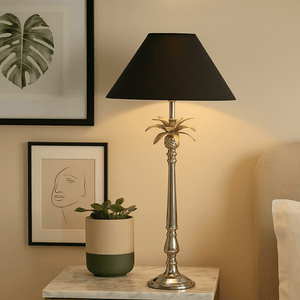 Table Lamps Nickel Pineapple Leaf Lamp