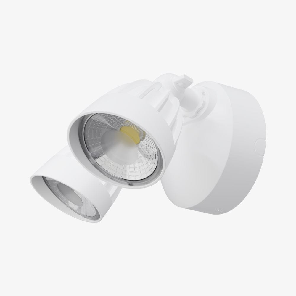 Exterior Spot & Flood Nighthawk Double LED Spotlight
