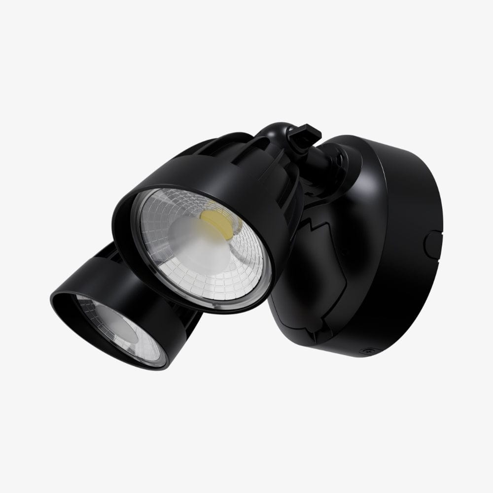 Exterior Spot & Flood Nighthawk Double LED Spotlight With Sensor