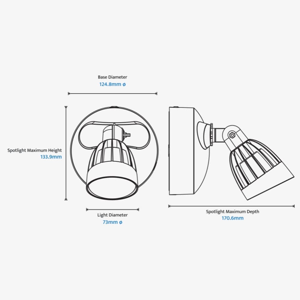 Exterior Spot & Flood Nighthawk Single LED Spotlight