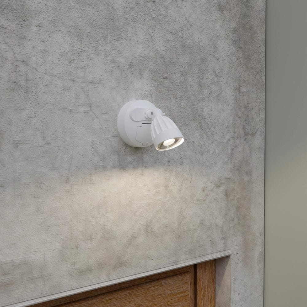 Exterior Spot & Flood Nighthawk Single LED Spotlight With Sensor