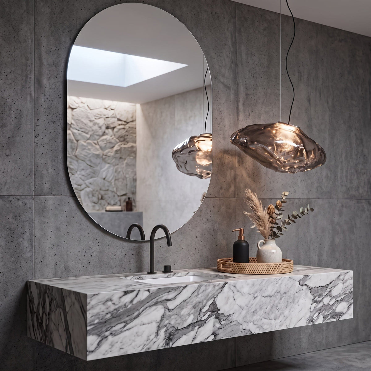 Interior Pendant Nimbus Hand Blown Glass Pendant Light