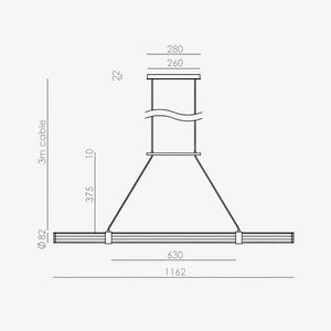 Linear Pendant Niro Linear Pendant