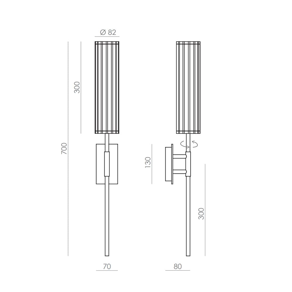 Interior Wall Light / Sconce Niro Wall Light