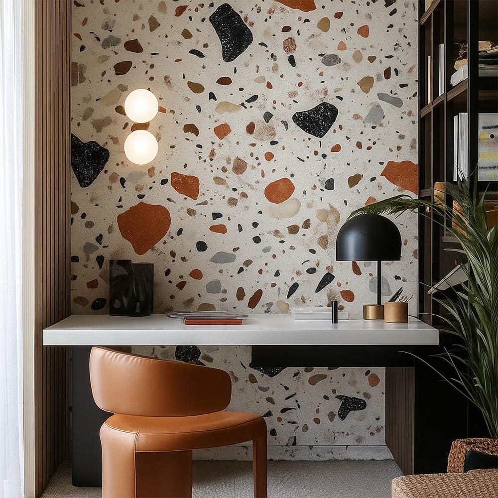 Interior Wall Light / Sconce Noir Terrazzo Indoor Wall Light