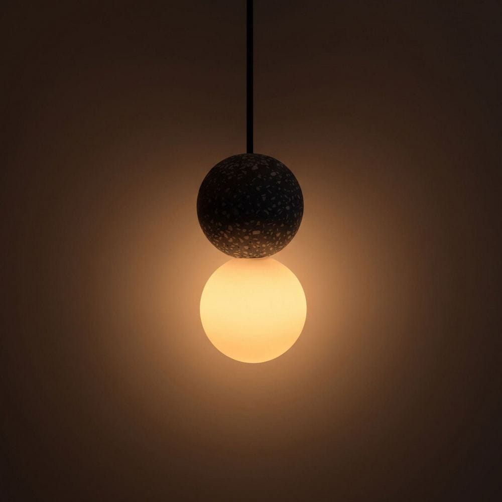 Interior Pendant Noir Terrazzo Pendant Light