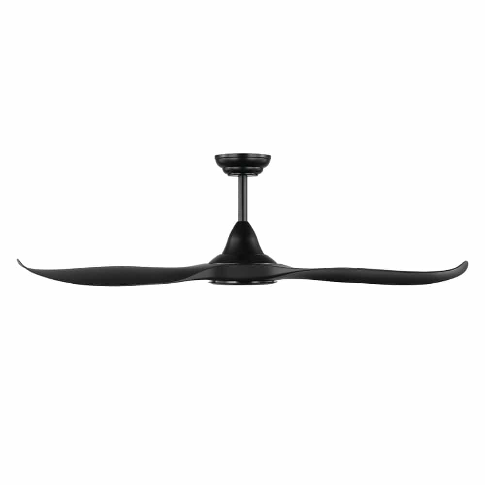 Without Light Noosa Ceiling Fan Matte Black